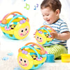 10cm Baby Catch Ball Rattle Toy - Bendy Walker Intelligence Development for 0-12 Months