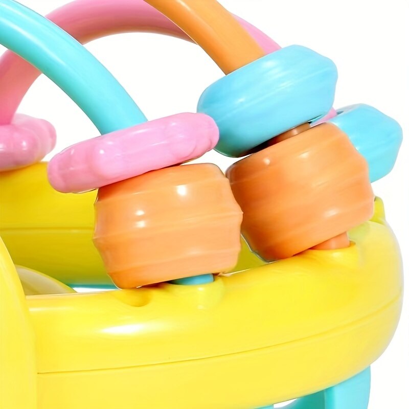 10cm Baby Catch Ball Rattle Toy - Bendy Walker Intelligence Development for 0-12 Months