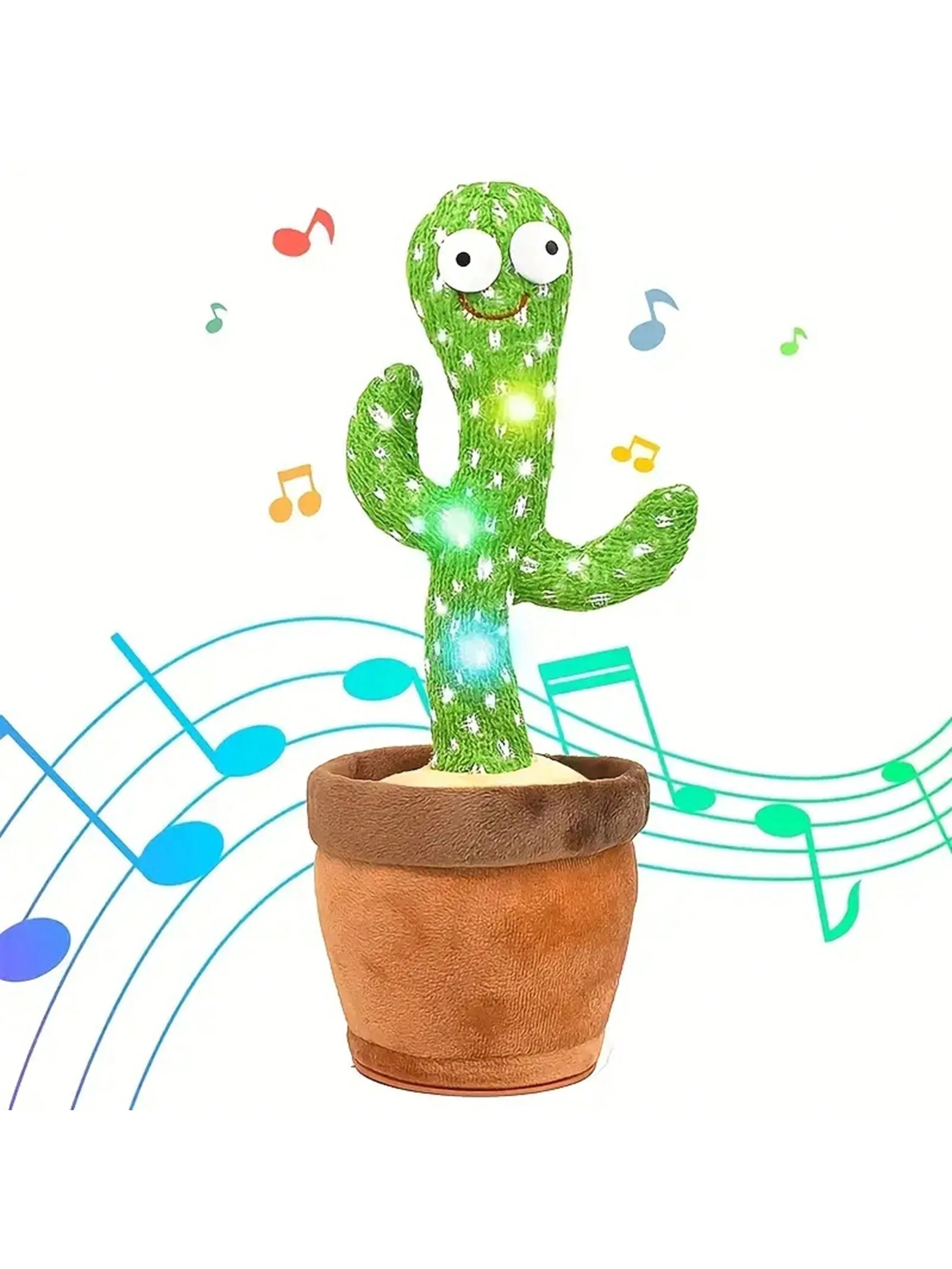 Dancing Talking Cactus Toy - Mimicking, Singing, Recording for Baby Boys and Girls