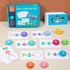 Montessori Math Wooden Toys - Addition & Subtraction Educational Aids for Preschoolers